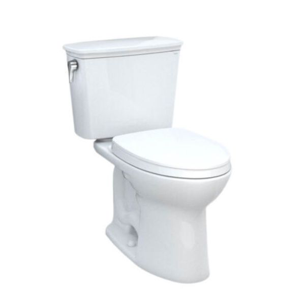 MS786124CEFG.10-01 10 in. Drake Transitional with Seat 1.28 GPF Cefiontect Plus Left Hand Lever Toilet