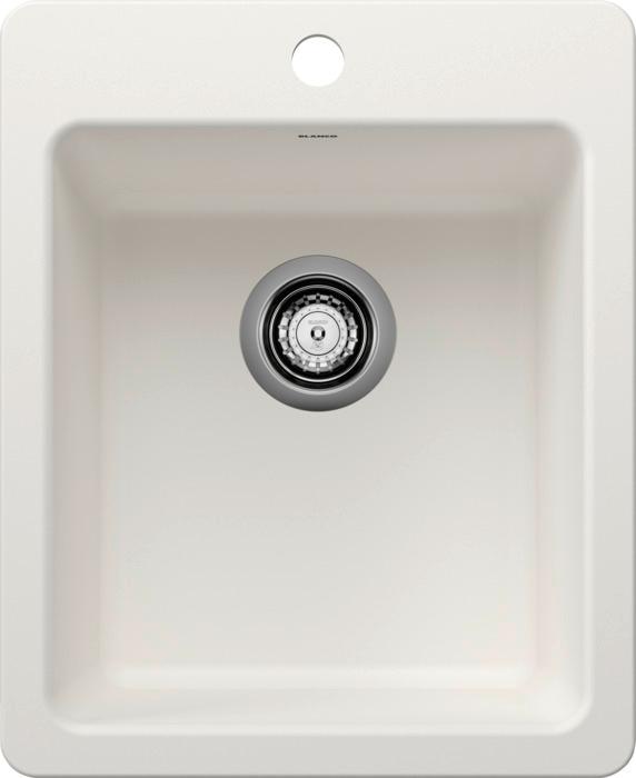 Picture of Blanco 443237 17 x 20 in. 1H 1B Quatrus Dual Mount Bar Kitchen Sink - White
