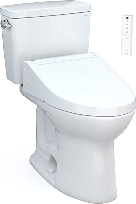 MW7763084CSFG-01 Drake UH with C5 1.6 GPF Cefiontect Washlet Plus Left Hand Lever Toilet - 2 Piece -  Toto, MW7763084CSFG#01