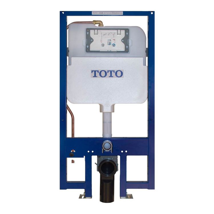 1.28 GPF & 0.9 GPF In Wall Tank System with Copper Pipe