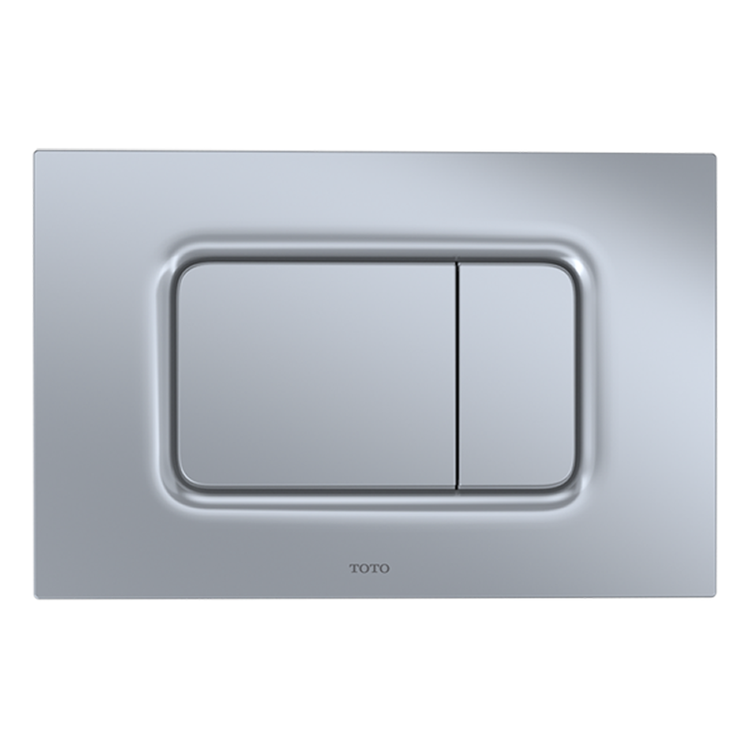 YT920-MS Basic Square Push Plate, Matte Silver