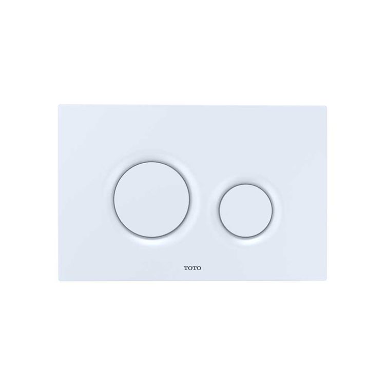 YT930-WH Basic Round Push Plate, White
