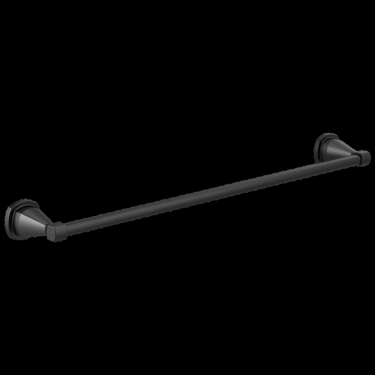 77624-BL 24 in. Towel Bar, Matte Black