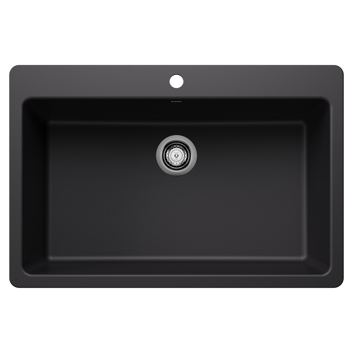 Picture of Blanco 443195 33 x 22 in. 1H 1B Dual Mount Kitchen Sink - Anthracite