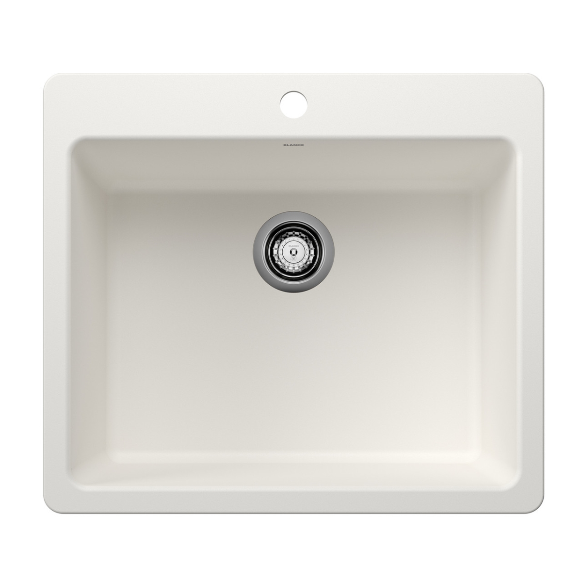 Picture of Blanco 443221 25 x 22 in. 1H 1B Dual Mount Kitchen Sink - White