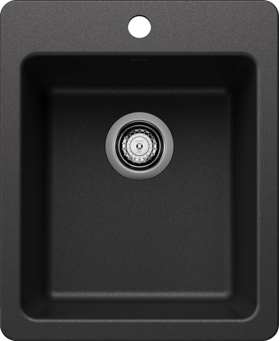 Picture of Blanco 443235 17 x 20 in. 1H 1B Dual Mount Bar Sink - Anthracite
