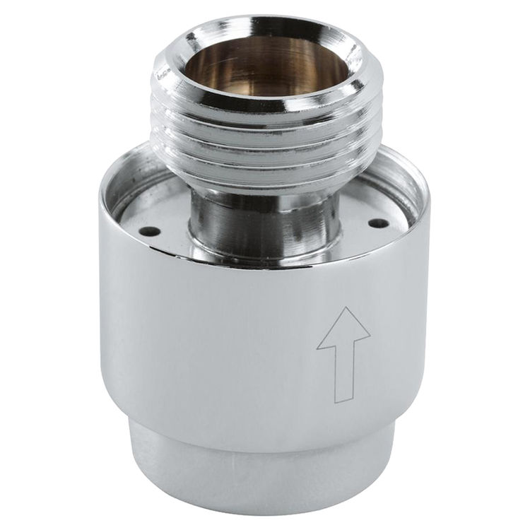 Grohe 7911000 0.5 in. Inline Vacuum Breaker, Chrome Plated