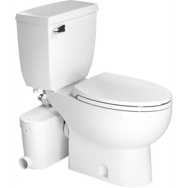 082-083-005 Sani Access Rear Spigot Toilet with Macerating Pump