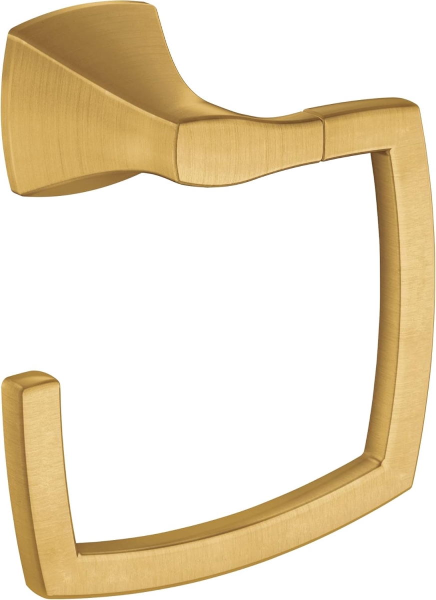 YB5186BG Voss Brushed Gold Towel Ring