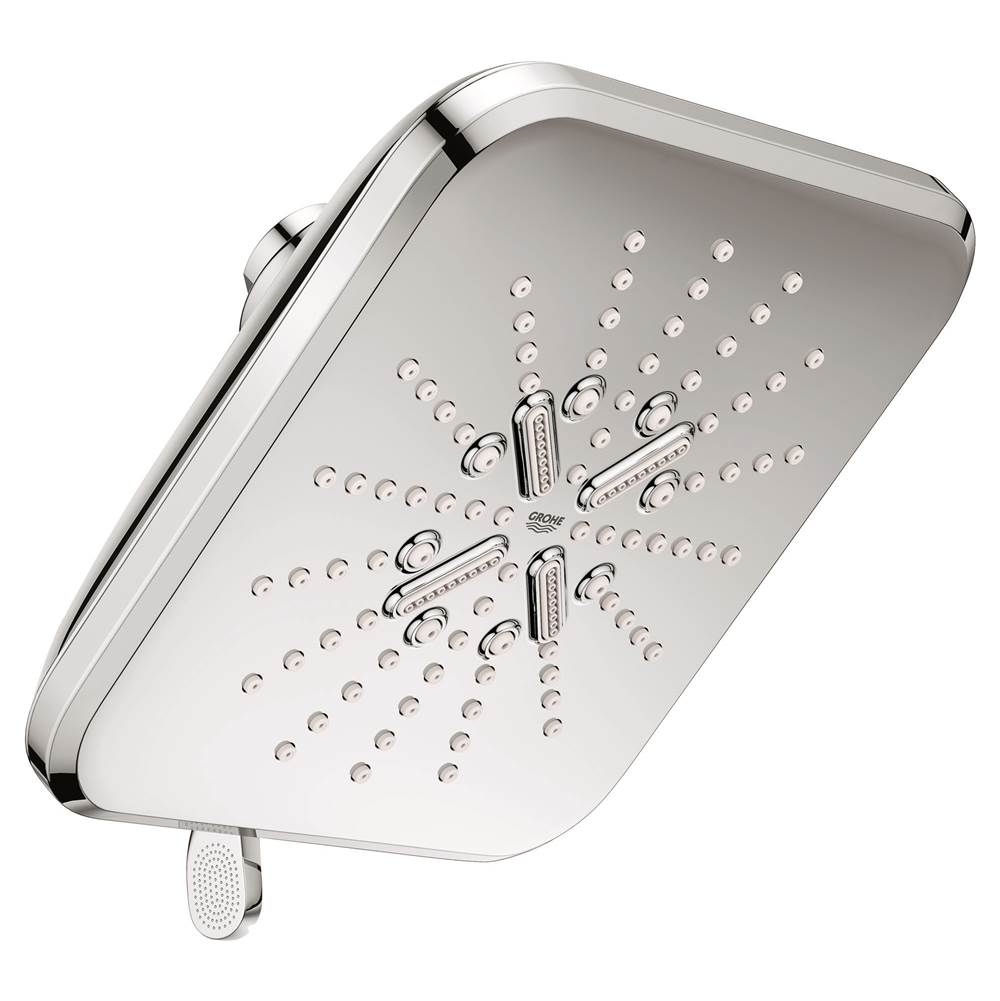 Grohe 26797000 6.5 in. Shower Head with 3 Sprays & 1.75 GPM - Chrome