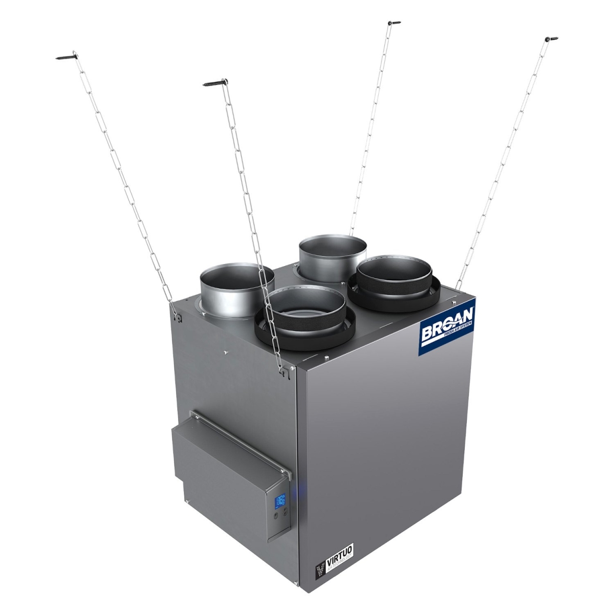 160 CFM 75 Series Energy Recovery Ventilator with Top Ports