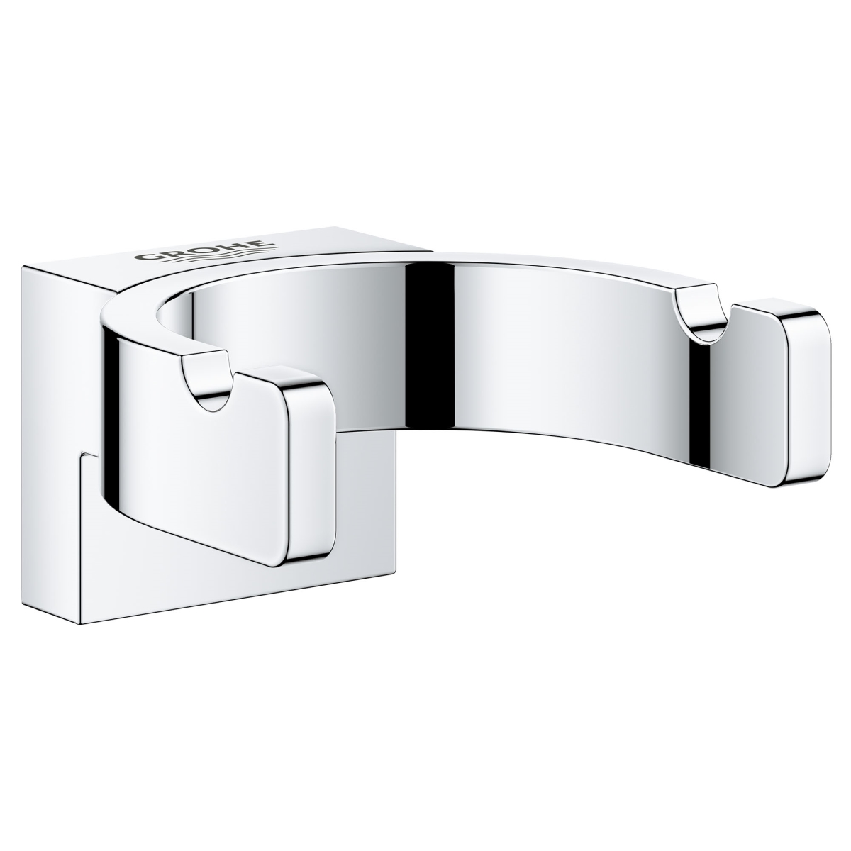 Grohe 41049000 Double Robe Hook, Starlight Chrome