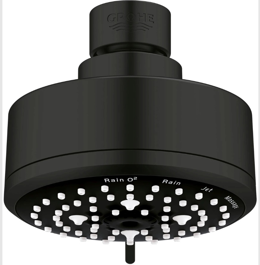 260432431 4 in. 1.75 GPM 4 Spray Multi Function 100 Shower Head