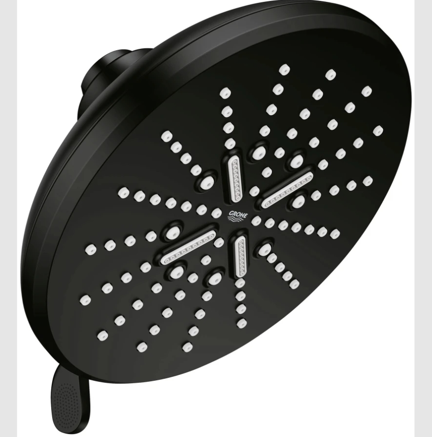 267892430 6.5 in. 1.75GPM 3 Spray Shower Head