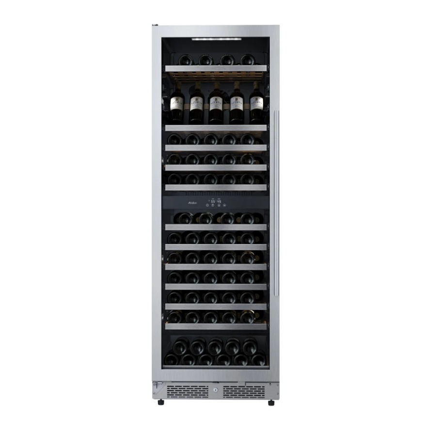 Picture of Avallon AWC243TDZLHA 24 in. 140 Bottle Built-In Stainless Steel Wine Refridgerator