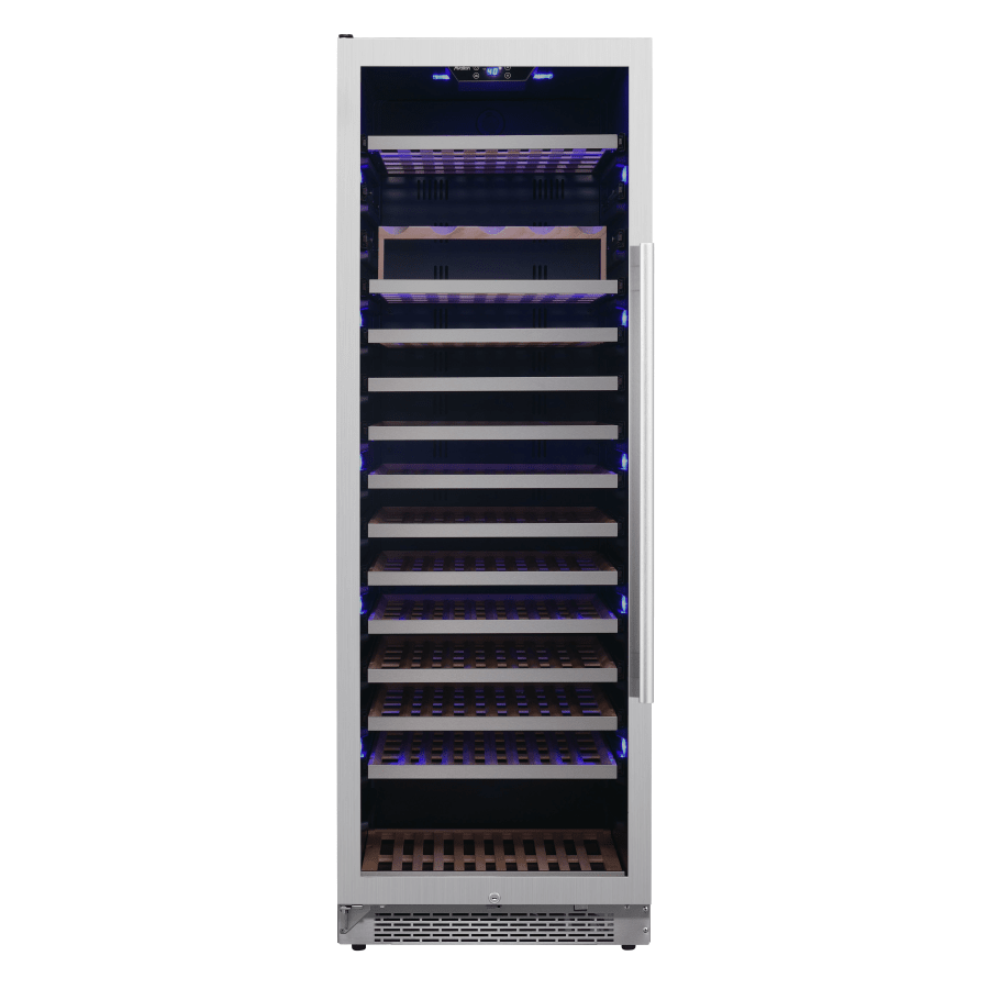 Picture of Avallon AWC242TSZLH 23.43 in. 151 Bottles Wine Cooler&#44; Stainless Steel & Black