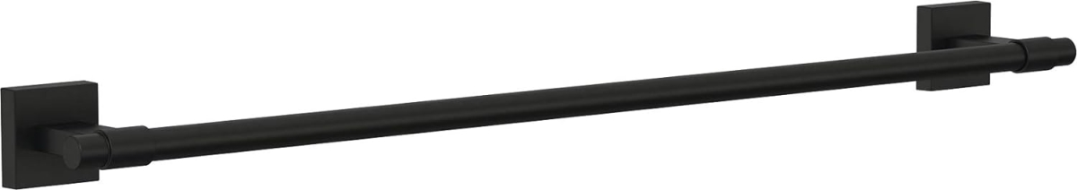 24" Maxted Towel Bar Flat Black Finish