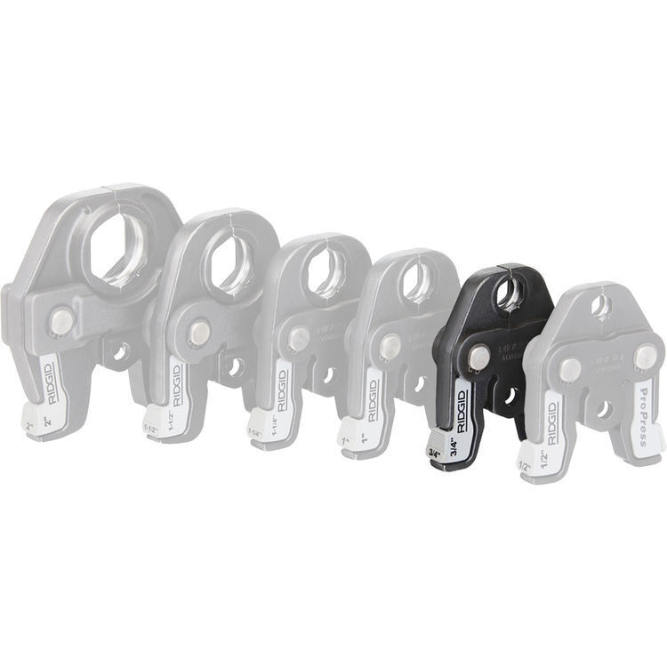 76657 0.75 in. Propess Standard Jaw for Pressing Tools, Gray