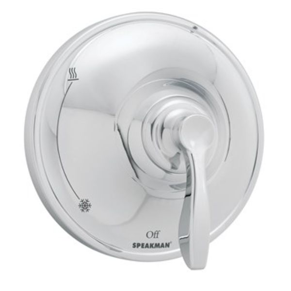 Wall Shower Valve Trim, 1, Polished Chrome