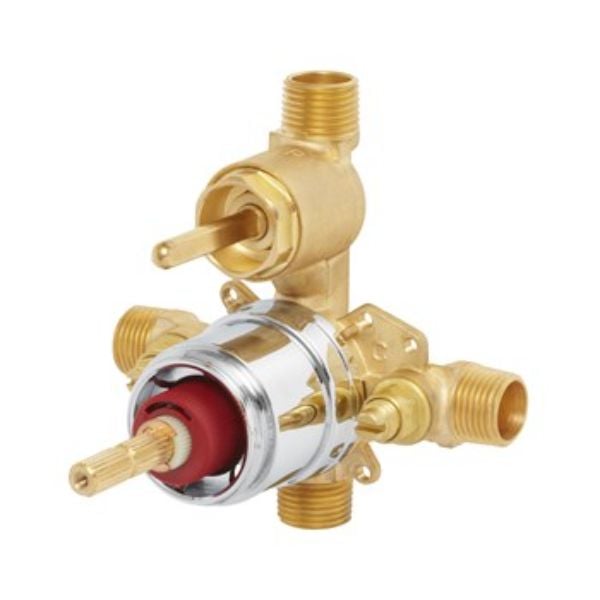 CPV-PB-DV Pressure Balanced Diverter Shower Valve with Sweat & Thread Connections