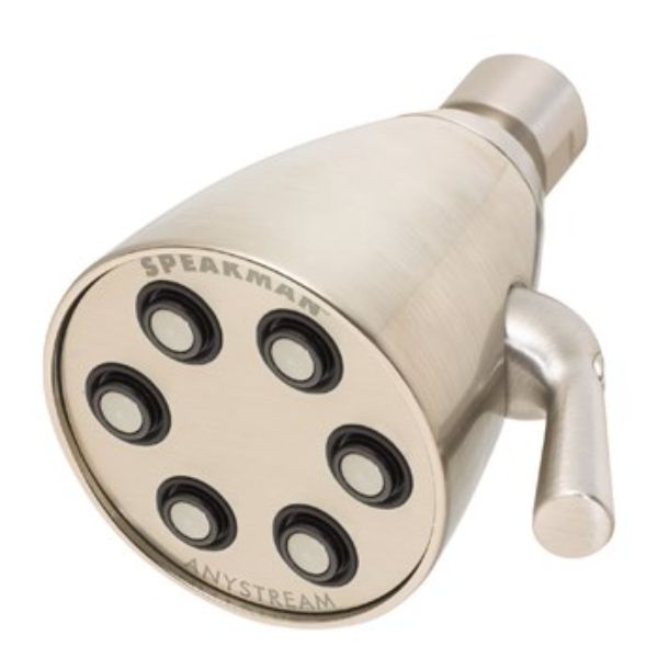 S-2252-BN-E175 1.75 GPM Icon 6-Jet Low Flow Shower Head, Brushed Nickel