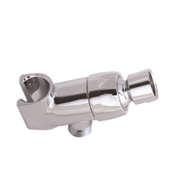 Metal Hand-Held Shower Bracket Assembly, Polished Chrome