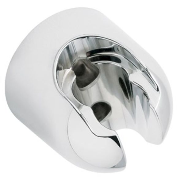 Metal Hand-Held Shower Bracket, Polished Chrome