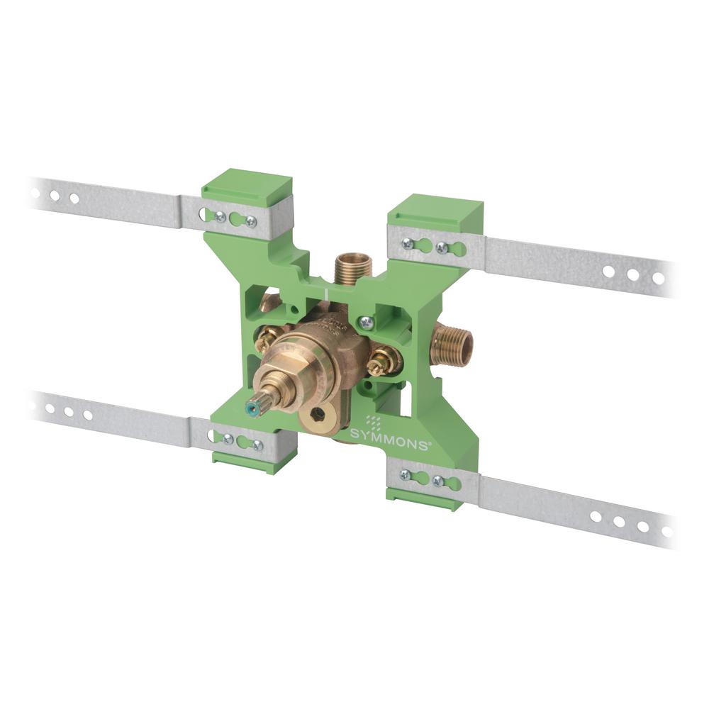 Temptrol Rapid Install Pressure-Balancing Shower Mixing Valve with EasyService Stops