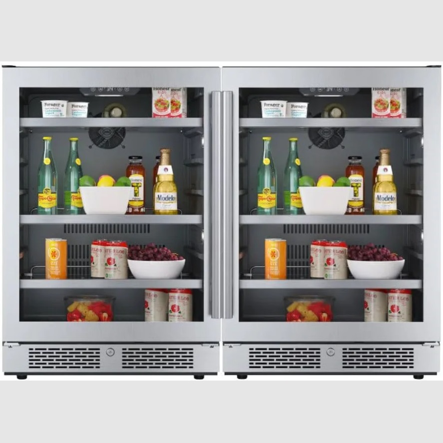 Picture of Avallon ABR242SGDUAL 48 in. 280 Can Energy Efficient Beverage Refrigerator with LED Lighting