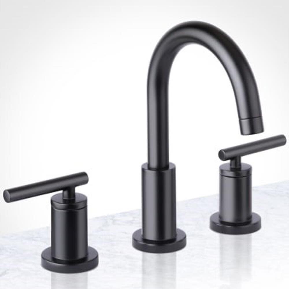 Picture of Miseno MNO1343LFB Mia Widespread Bathroom Faucet, Black