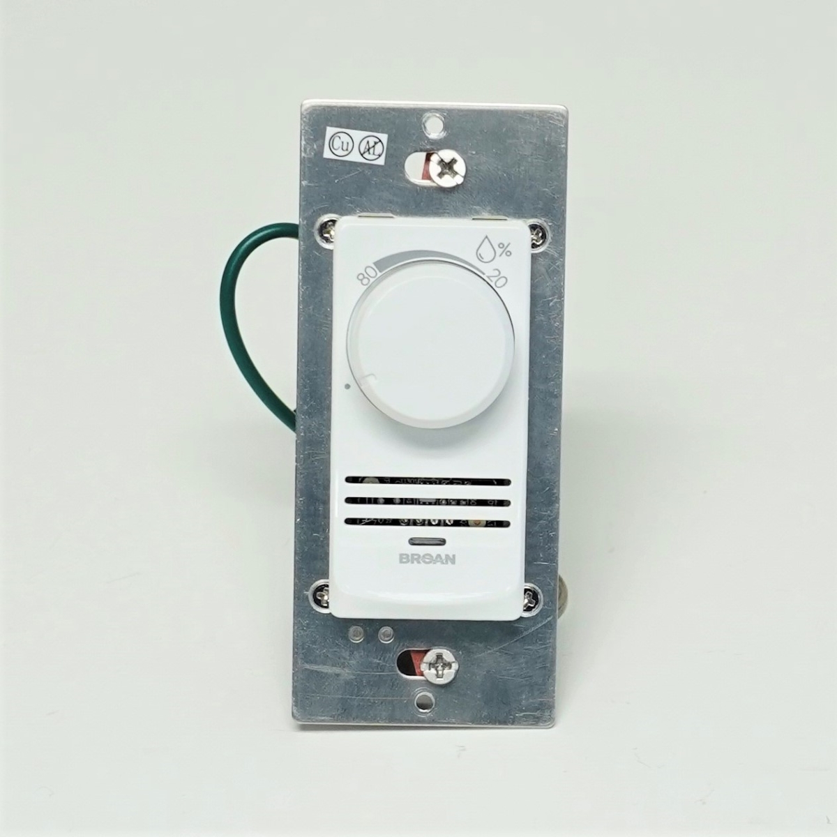 Picture of Broan-NuTone DD500W Digital DE Humidistat Humidity Sensing Wall Control Switch, White