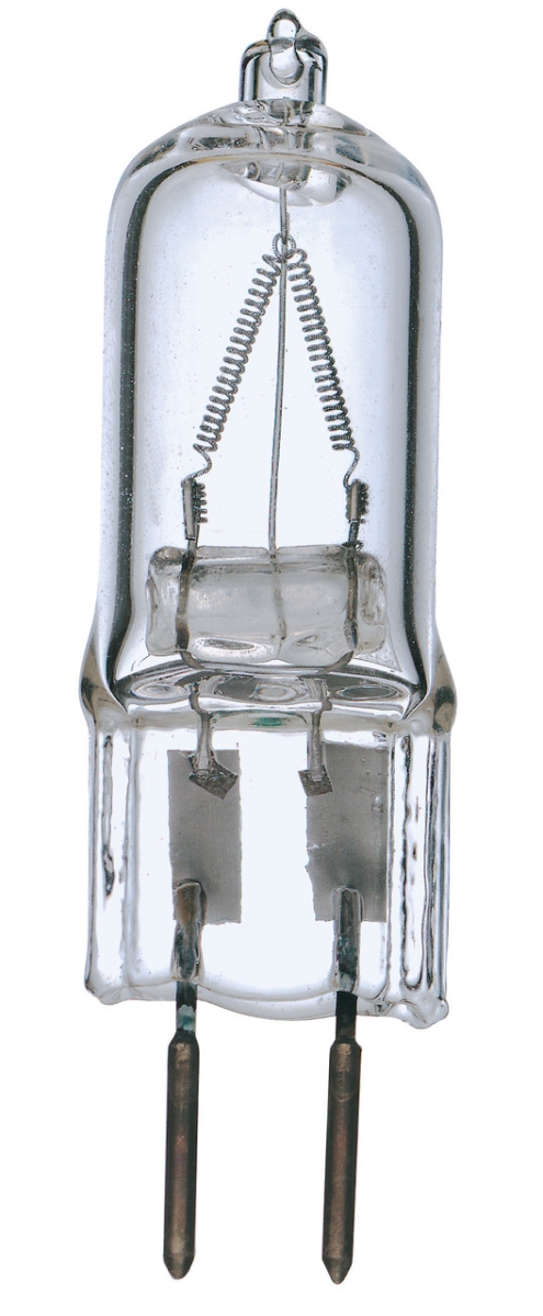 S3427 50W 120V Clear Bi-Pin 6.35 Base T4 Halogen Special Purpose Light Bulb, Clear