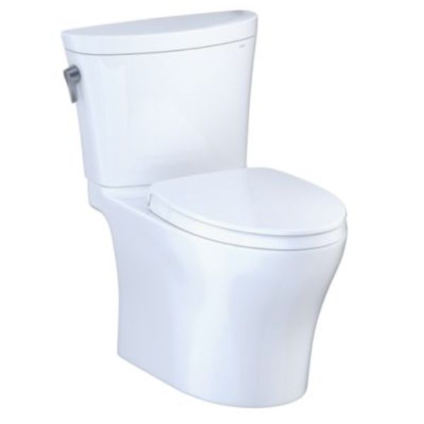 MS448124CEMFGN-01 1.28 GPF & 0.9 GPF Universal Height Washlet Plus Connection Aquia IV Arc Toilet, No.01 Cotton - 2 Piece