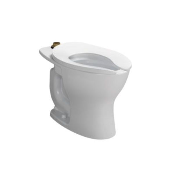 CT725CUG-01 15 in. 1.0-1.28-1.6 GPF Reclaimed Water Commercial Floor Mounted Tornado Toilet Bowl, No.01 Cotton -  Toto, CT725CUG#01