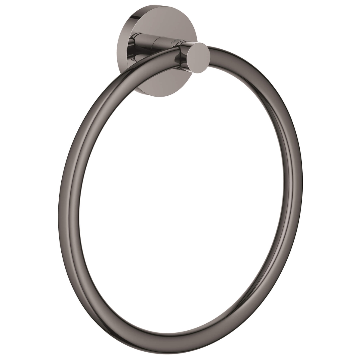 Grohe 40365A01 Essentials Towel Ring, Hard Graphite