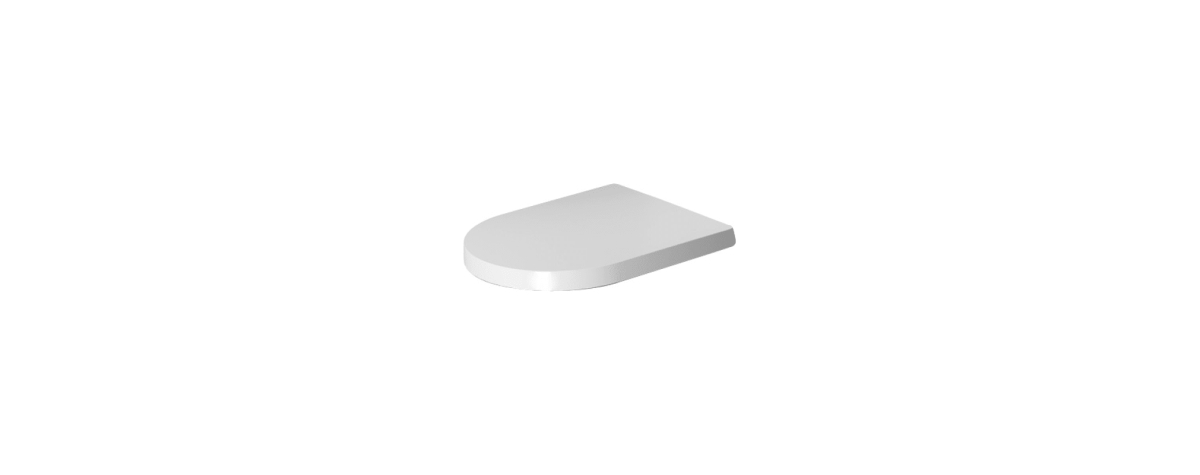 0020190000 Starck Plastic Specialty Toilet Seat, White