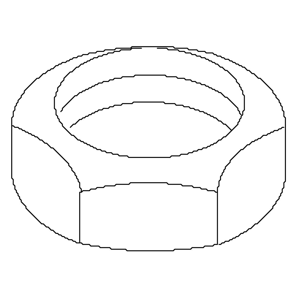 32935 0.625-18 in. UNF Lock Nut