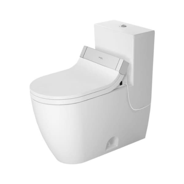 2173010001 1.28 GPF Single Flush Elongated Toilet, White