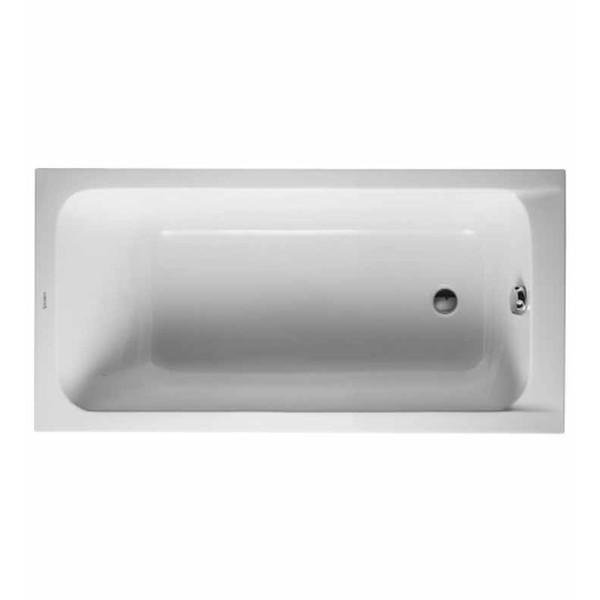 Picture of Duravit 700095000000092 60 x 30 in. Soaker Drop-In Bathtub with Reversible Drain&#44; White