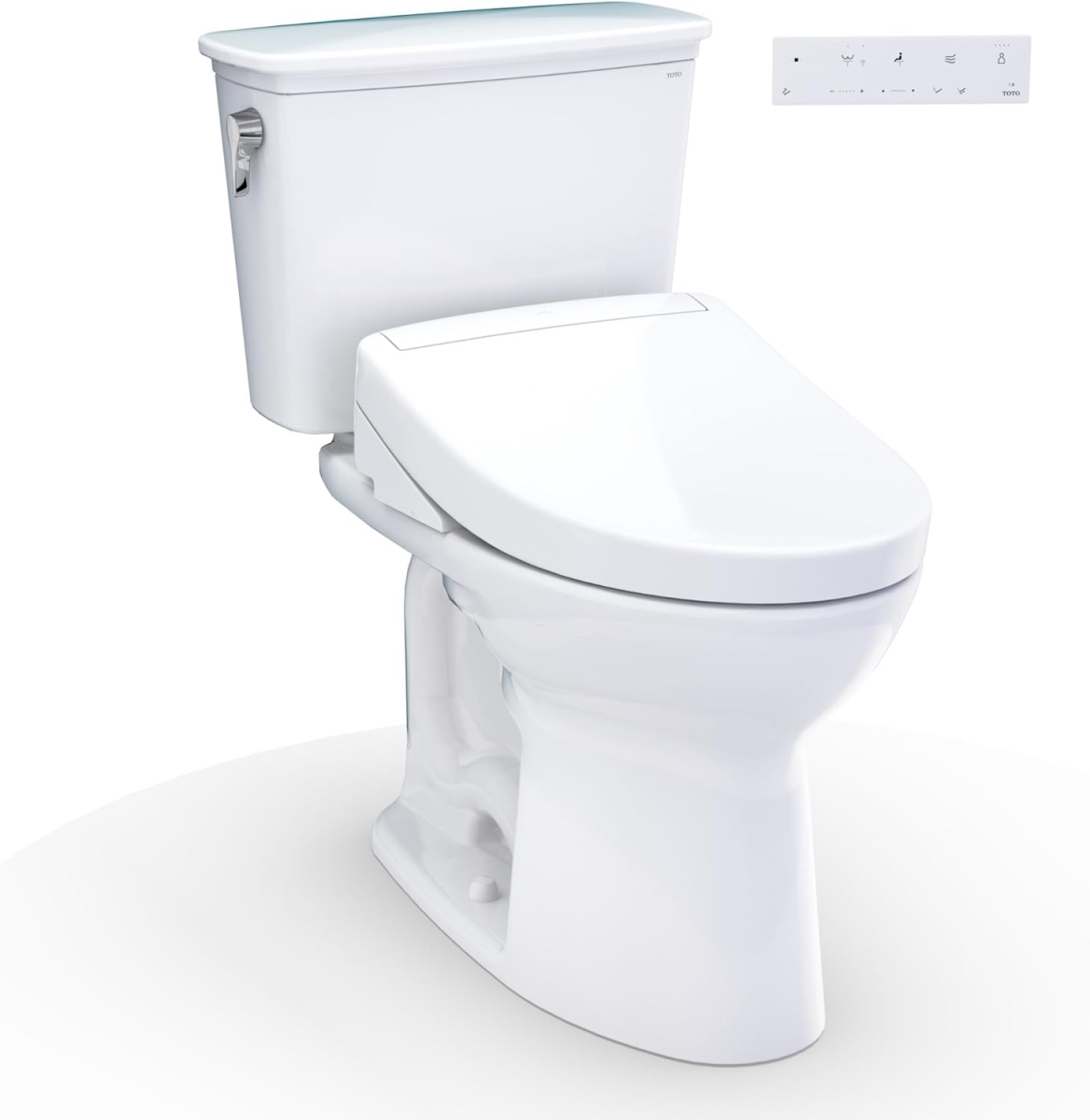 MW7863446CEG-01 Drake Transitional RH Washlet Toilet, Cotton White