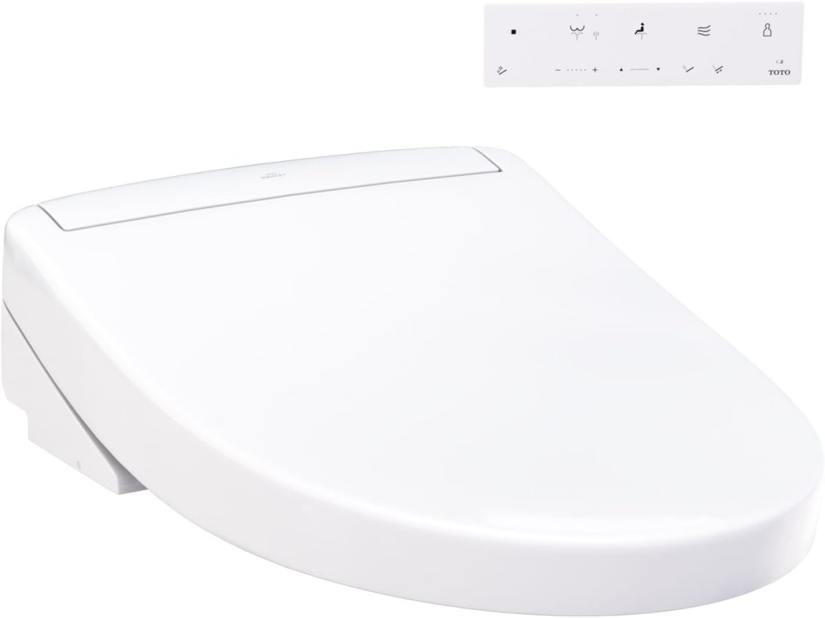 SW3446-01 Washlet with Remote Control Toilet, Cotton White
