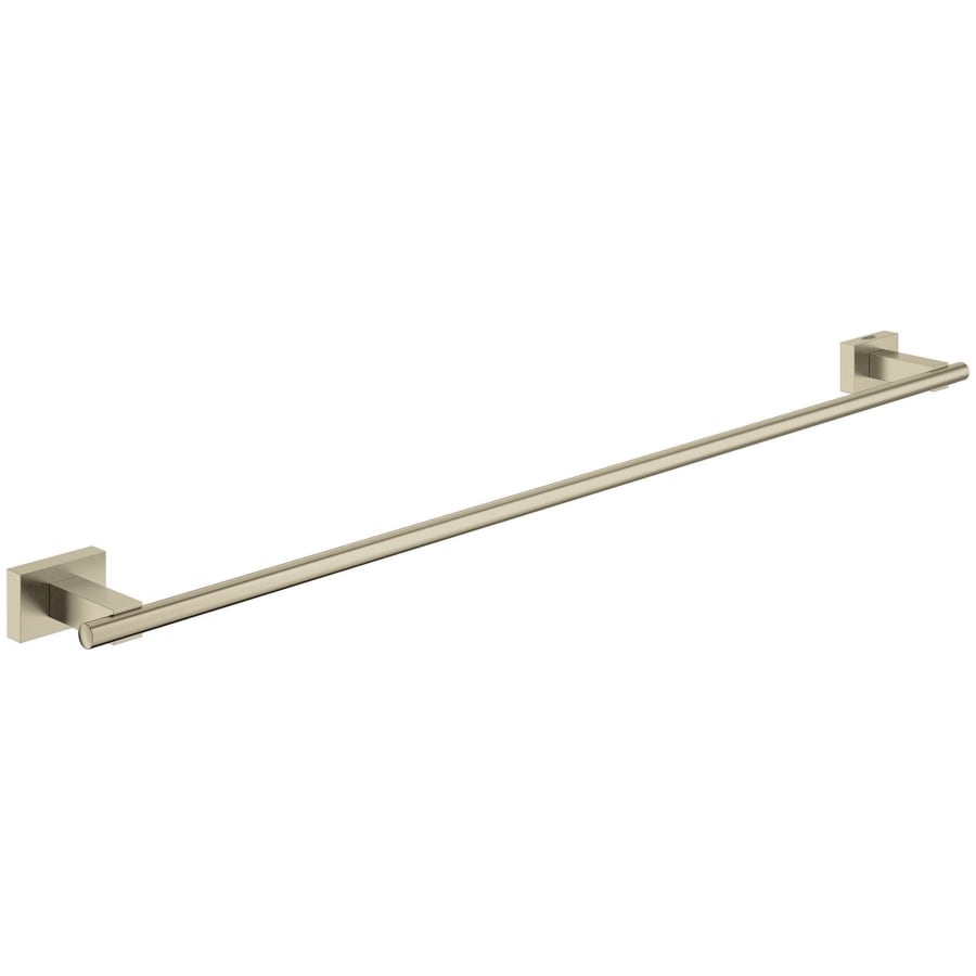 Grohe 40509EN1 24 in. Essentials Cube Towel Bar with Star Light Technology - Brushed Nickel