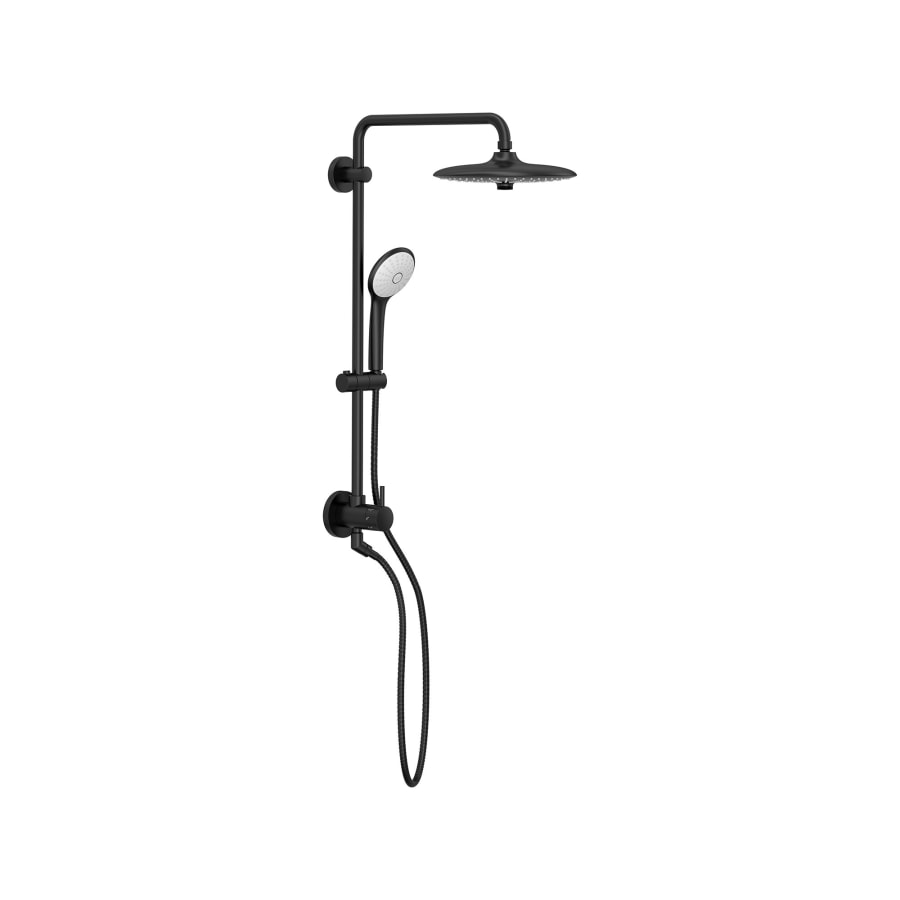 Grohe 278672431 Retro-Fit 2.5 GPM Shower System with Multi-Function Shower Head, Matte Black