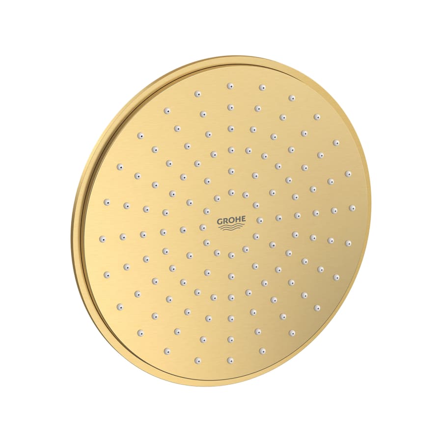 Grohe 27814GN1 8 in. Rainshower Cosmopolitan 1.75 GPM Single Function Rain Shower Head - Brushed Cool Sunrise
