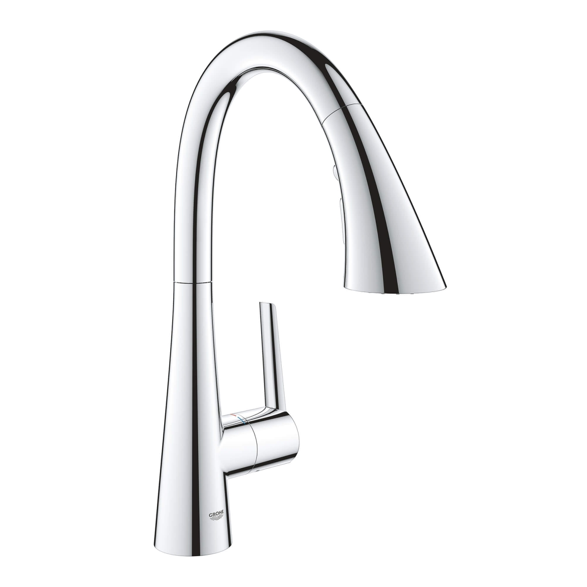 Grohe 30368002 1.75 GPM Single-Handle Pull Down Triple Spray Bar Faucet - Chrome