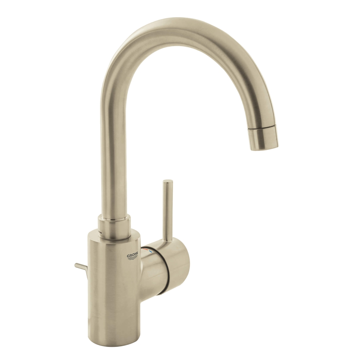 Grohe 32138EN2 1.2 GPM Single Hole Single-Handle Bathroom Faucet, Brushed Nickel - Large