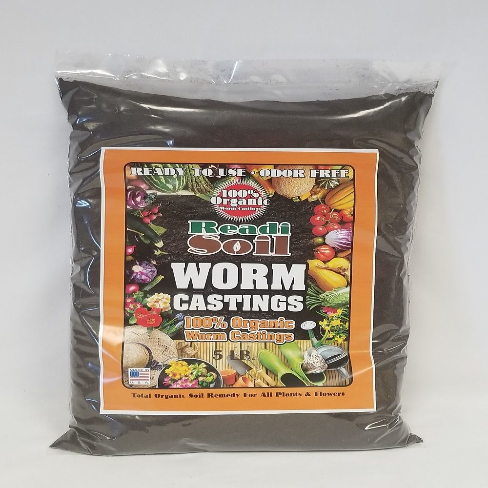 100 Percentage Organic 5 lbs Worm Castings