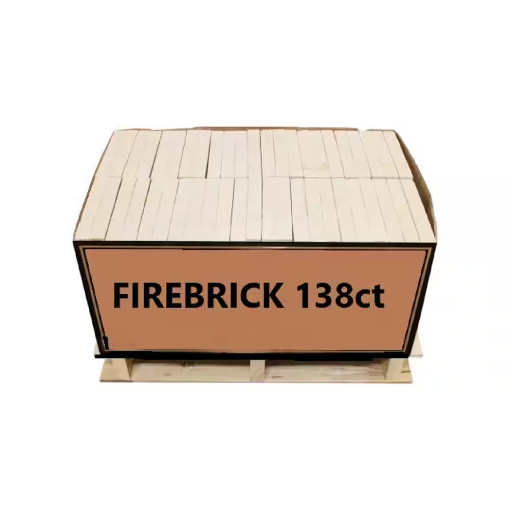 FB138 4.5 x 9 x 1.25 in. Firebrick - 138 Pieces per Pallet