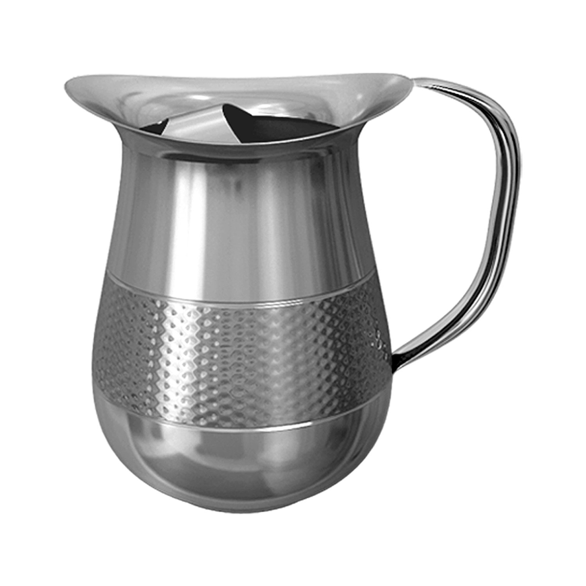 Picture of NuSteel TG-WP-1H-IC Hammered Water Pitcher  1.5 ltr.  Polished