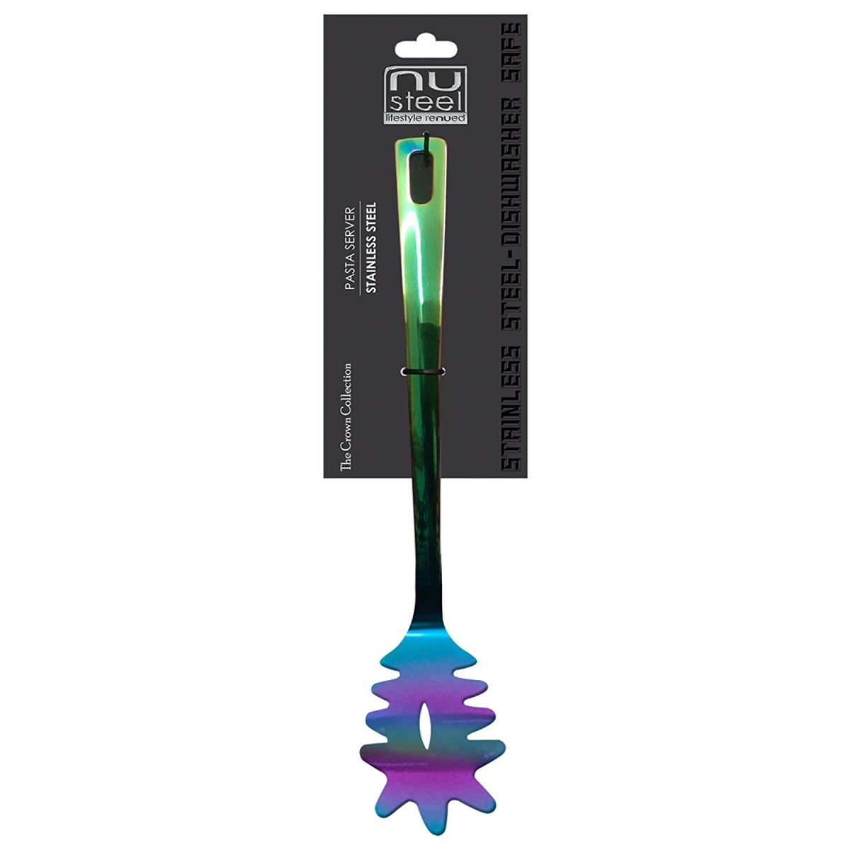 Picture of NuSteel TG-RBWCWN-PSTA 1.8 mm Rainbow Crown Pasta Server